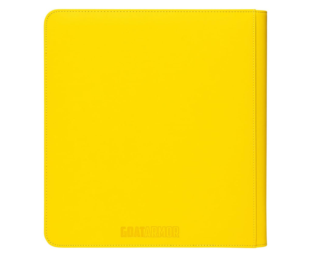 12-Pocket Trading Card Binder, 480 Card Capacity, "Stay-Flat" Design, Water-Resistant by Goat Armor (Black)