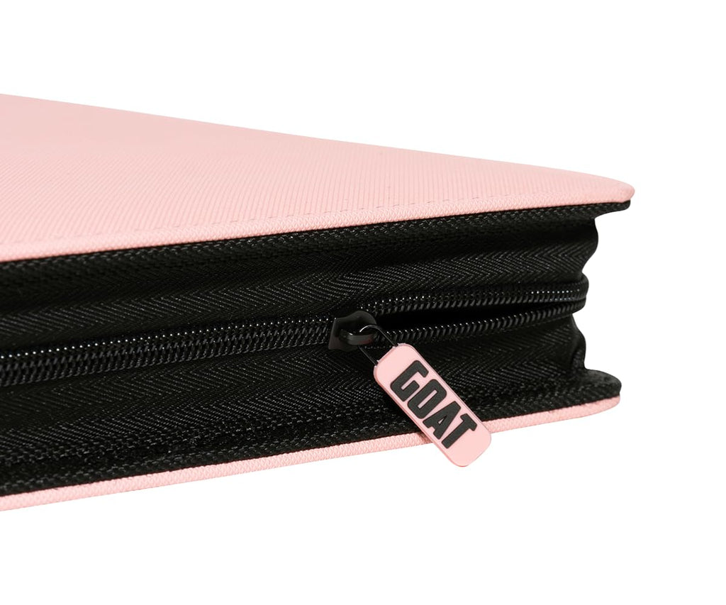 12-Pocket Trading Card Binder, 480 Card Capacity, "Stay-Flat" Design, Water-Resistant by Goat Armor (Black)