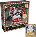 New 2025 Baseball Sealed HOLIDAY MEGA BOX (100 Cards) - Glitter Parallel - Plus Custom Aaron Judge Card-Sized Print