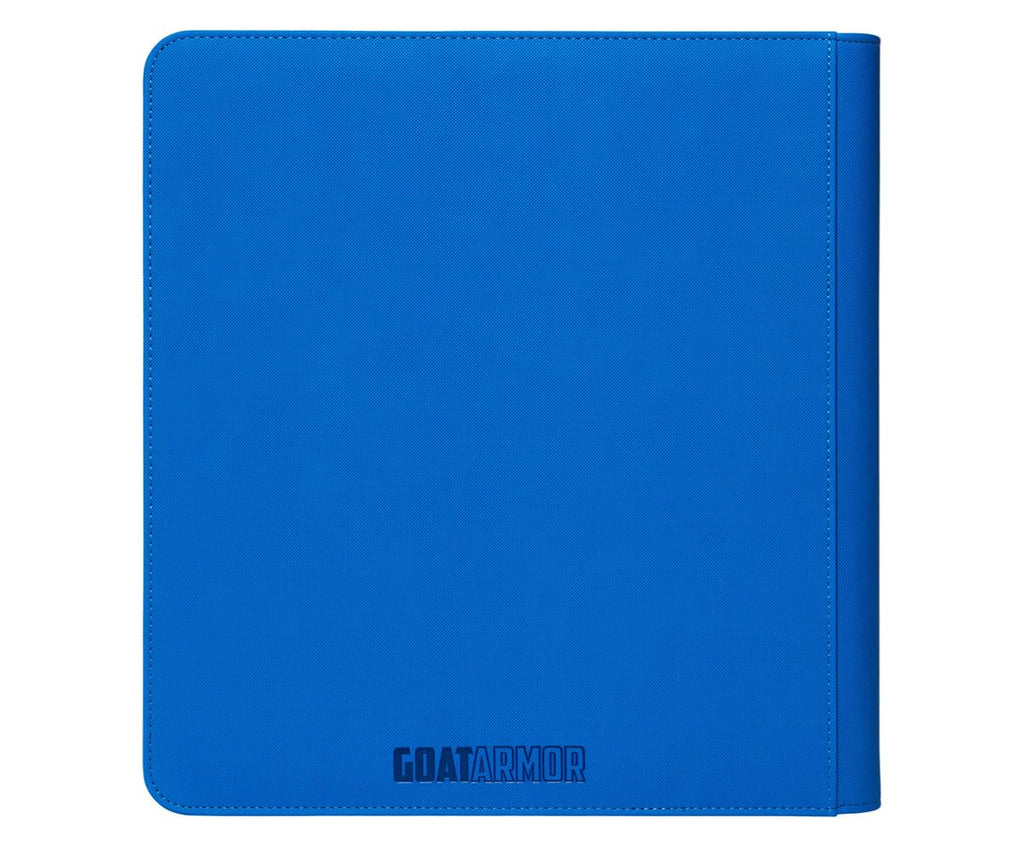 12-Pocket Trading Card Binder, 480 Card Capacity, "Stay-Flat" Design, Water-Resistant by Goat Armor (Black)