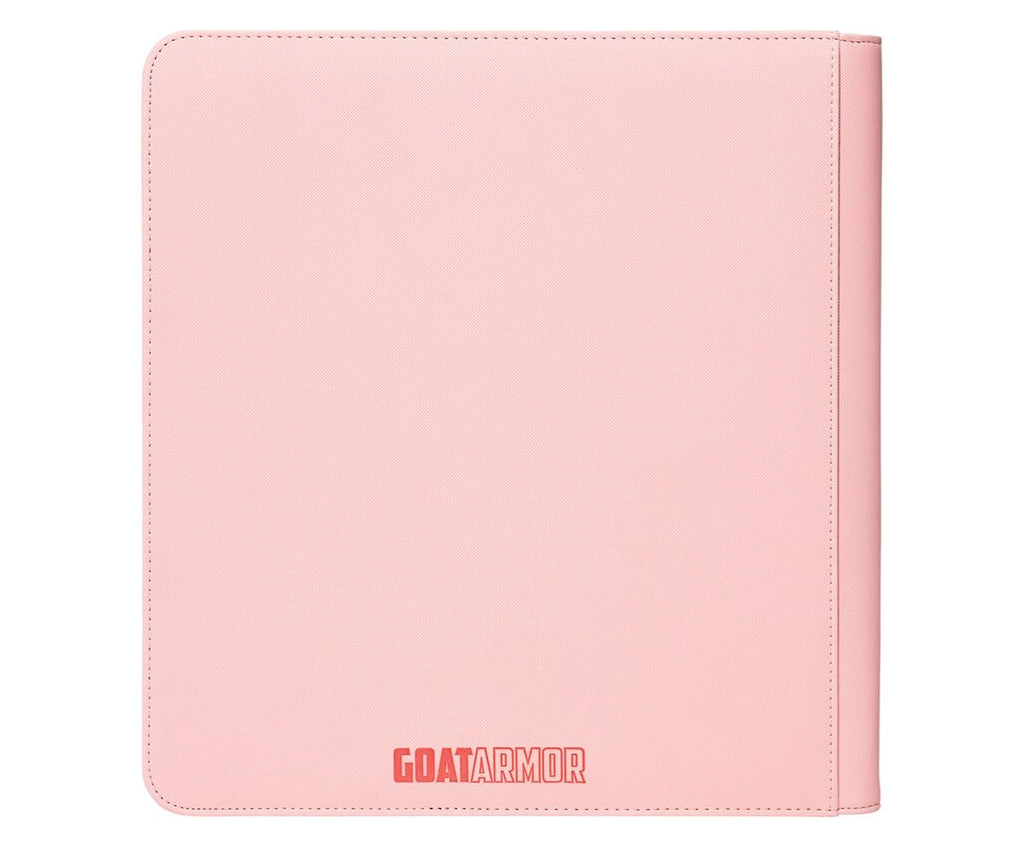 12-Pocket Trading Card Binder, 480 Card Capacity, "Stay-Flat" Design, Water-Resistant by Goat Armor (Black)