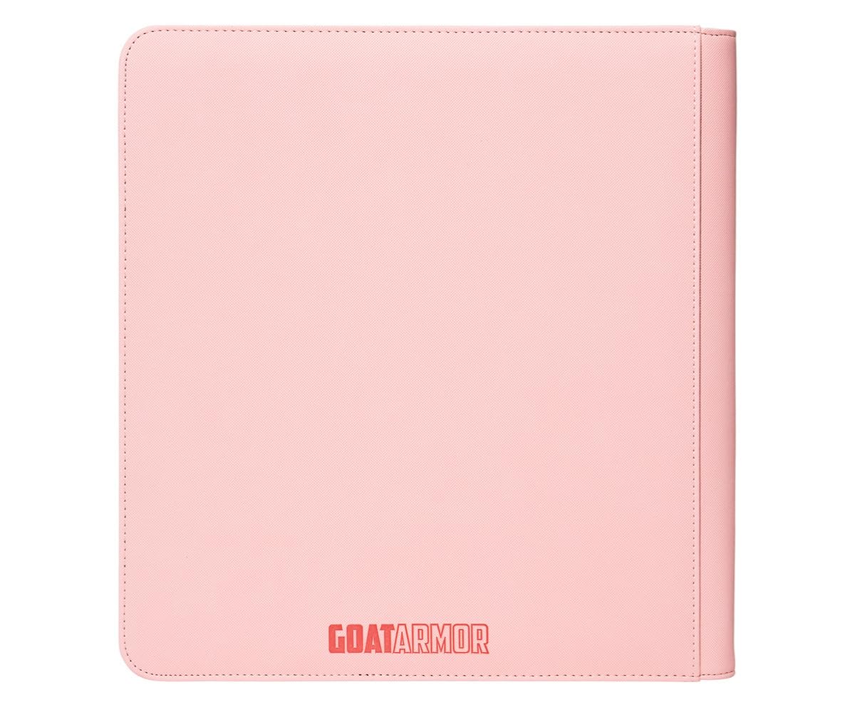 12-Pocket Trading Card Binder, 480 Card Capacity, "Stay-Flat" Design, Water-Resistant by Goat Armor (Black)