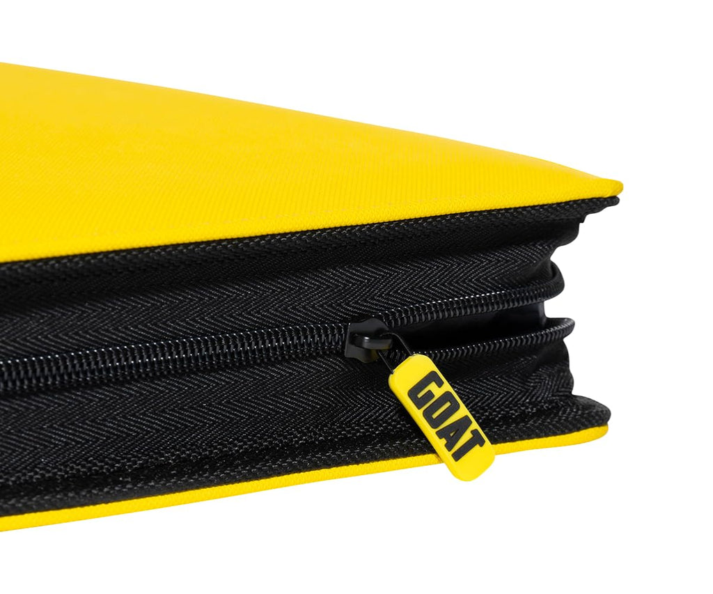 12-Pocket Trading Card Binder, 480 Card Capacity, "Stay-Flat" Design, Water-Resistant by Goat Armor (Black)