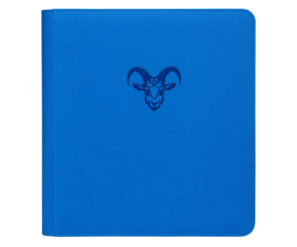 12-Pocket Trading Card Binder, 480 Card Capacity, "Stay-Flat" Design, Water-Resistant by Goat Armor (Black)