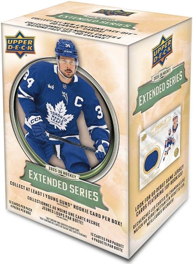 Upper Deck 2025-26 Extended Series Hockey Blaster Box
