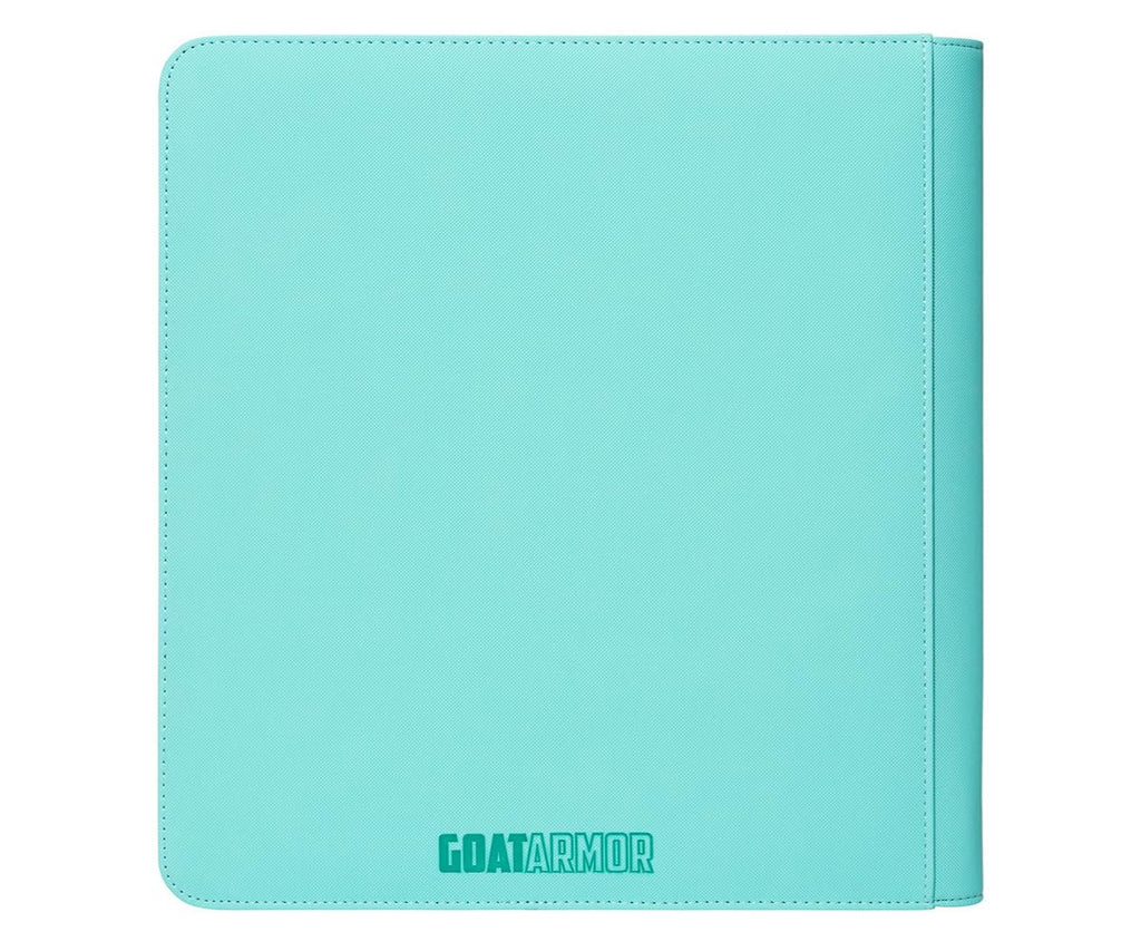 12-Pocket Trading Card Binder, 480 Card Capacity, "Stay-Flat" Design, Water-Resistant by Goat Armor (Black)