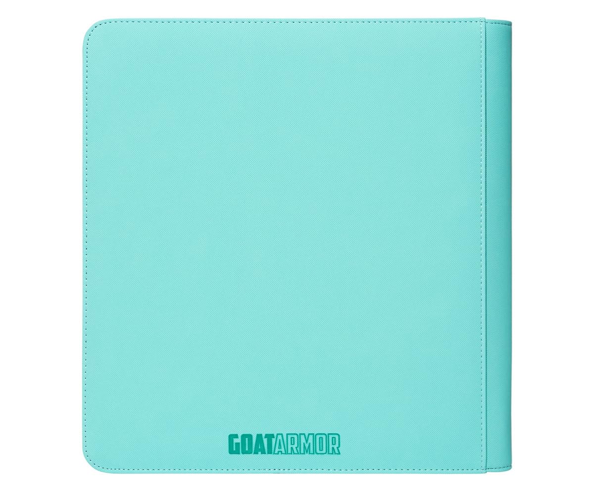 12-Pocket Trading Card Binder, 480 Card Capacity, "Stay-Flat" Design, Water-Resistant by Goat Armor (Black)