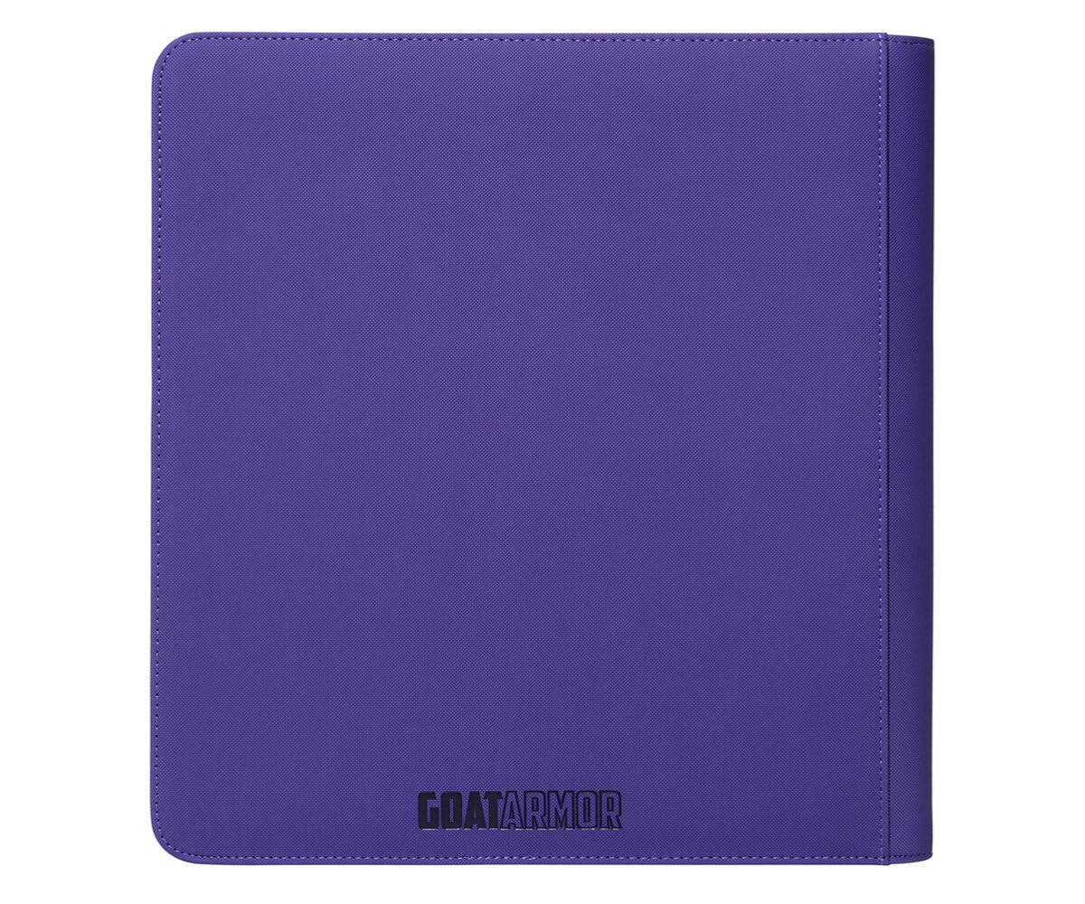 12-Pocket Trading Card Binder, 480 Card Capacity, "Stay-Flat" Design, Water-Resistant by Goat Armor (Black)