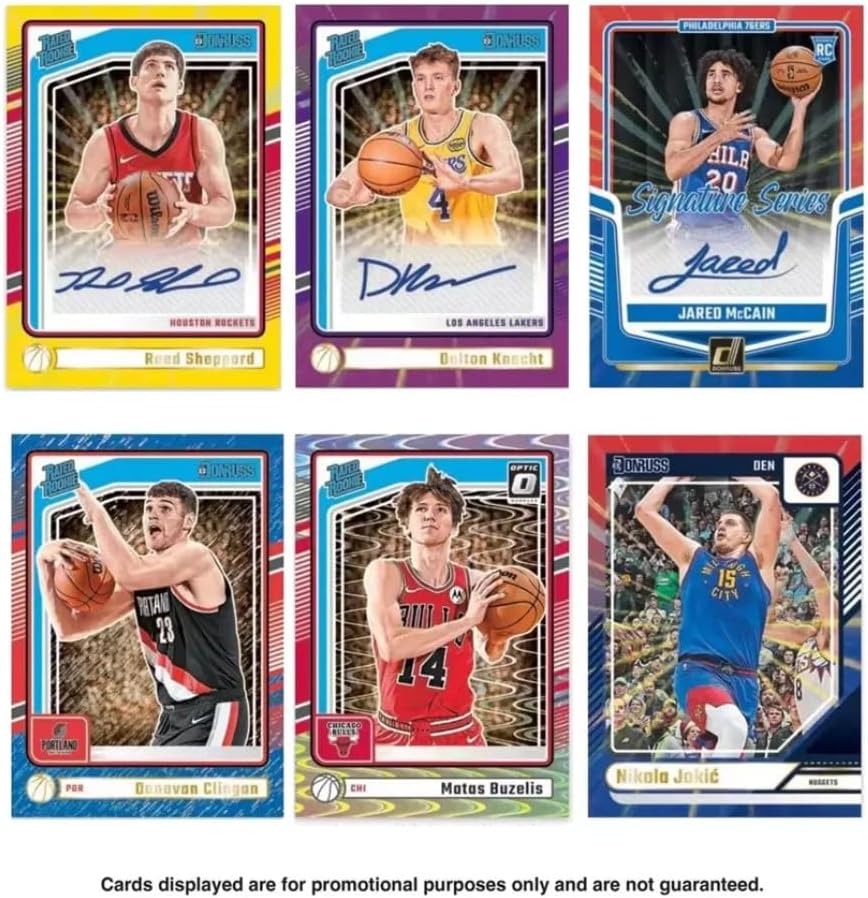 2024-2025 Panini Donruss Basketball Blaster Box | 6 Packs - Look for Blaster Exlusive Optic Rated Rookies Preview Seismic Insert