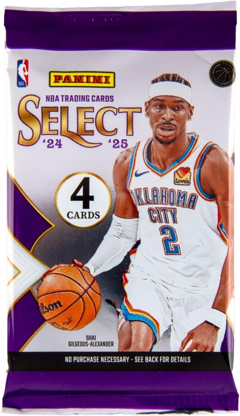 2024–25 Panini Select Basketball Blaster Box – Official NBA Trading Cards – Retail Exclusive Parallels, Inserts & Rookie Cards – Sealed Box
