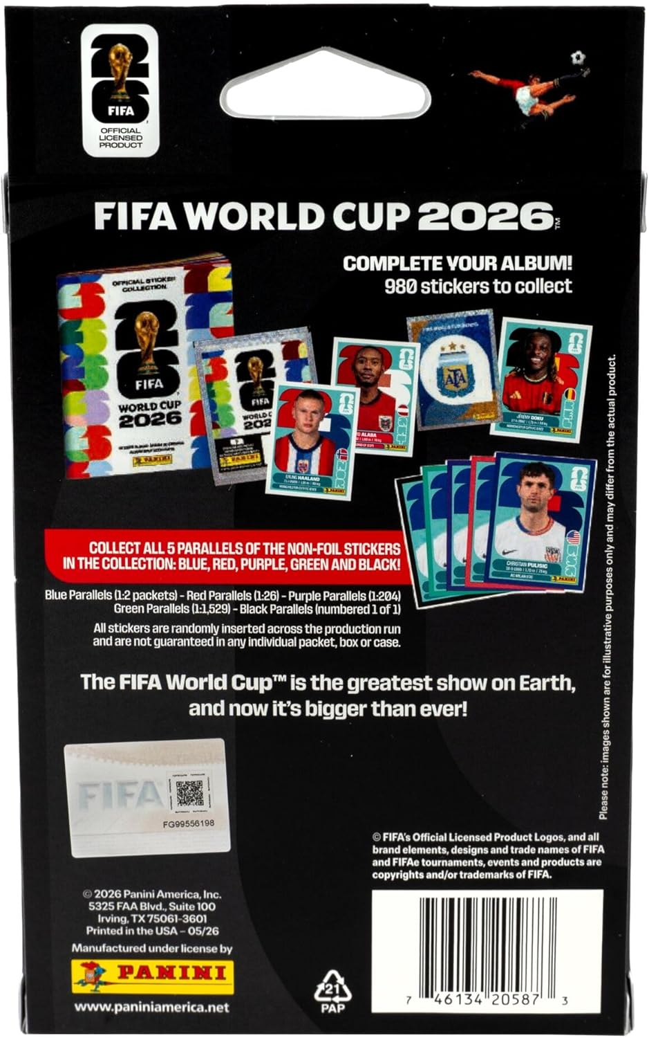 2026 Panini FIFA World Cup Soccer Hanger Box