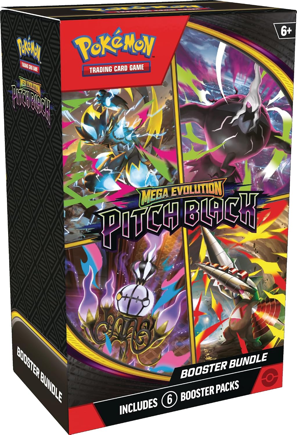 Pokémon Mega Evolution Pitch Black Booster Bundle 6 Packs