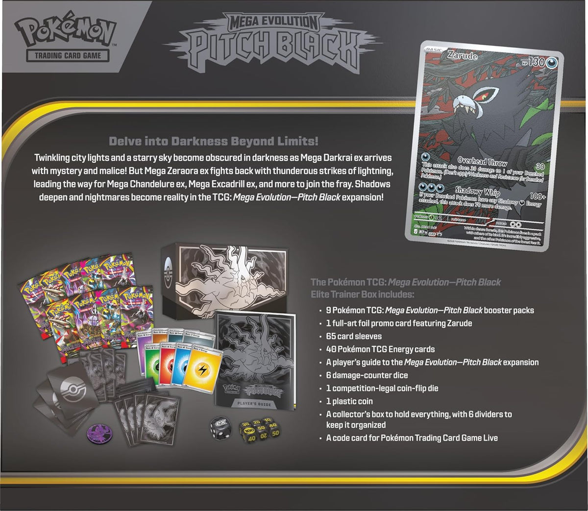 Pokémon Mega Evolution—Pitch Black Elite Trainer Box
