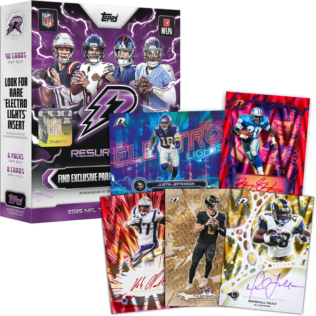 2025 Topps Resurgence Football - Factory Sealed - Mega Box