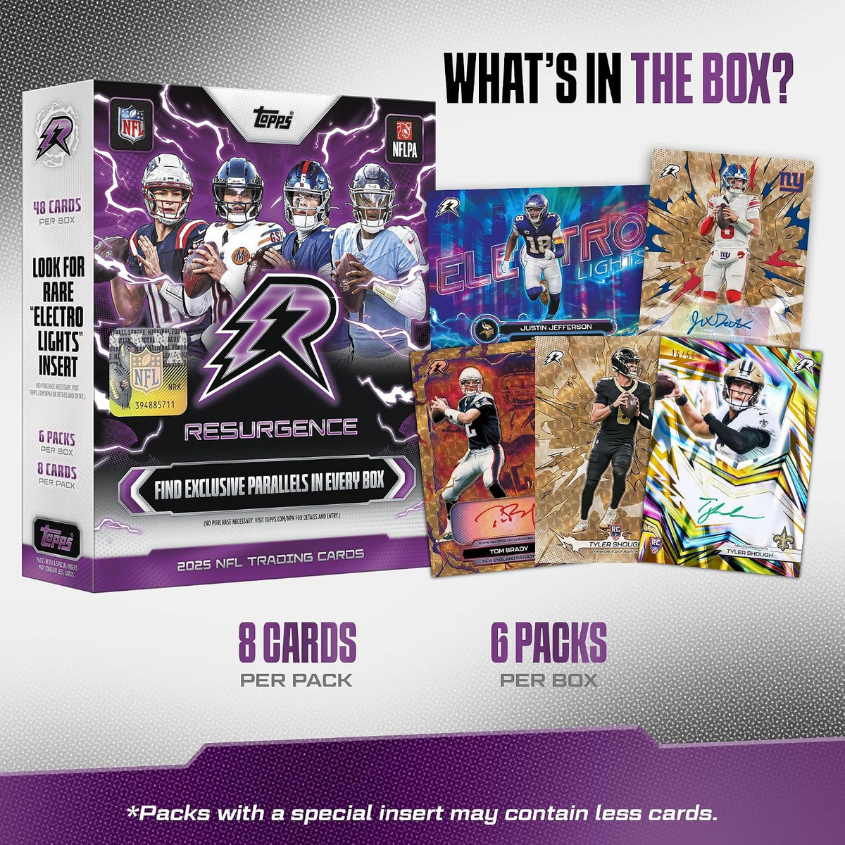2025 Topps Resurgence Football - Factory Sealed - Mega Box